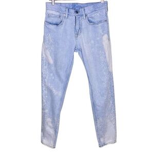 Old Navy Light Blue Bleach Splatter Men’s Jeans 29x30